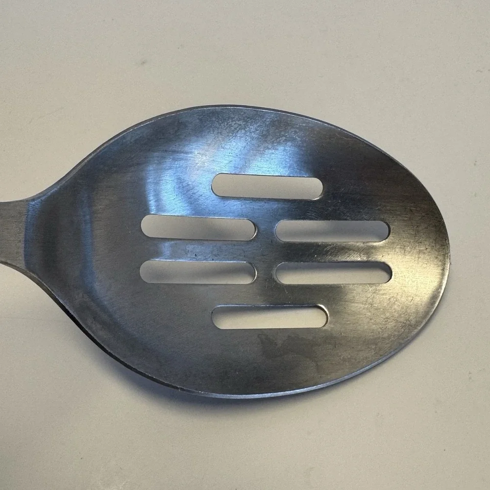 Ekco Slotted Slotted Spoon Stainless Steel Retro Inox Utensil Best Results‎